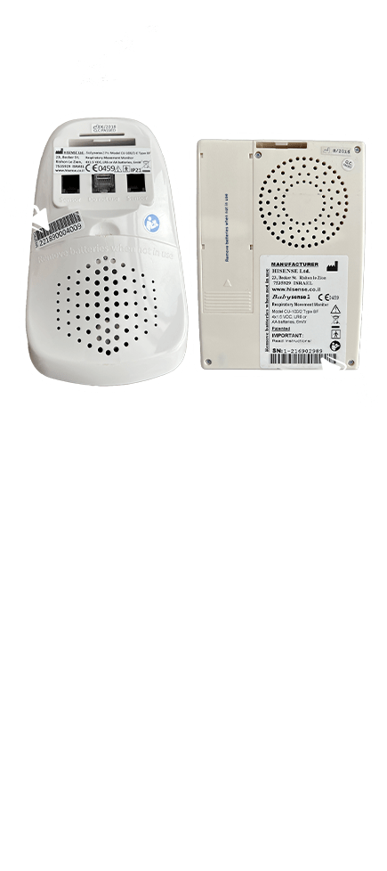 Sériové číslo (SN) nájdete na zadnej strane monitorovacej jednotky