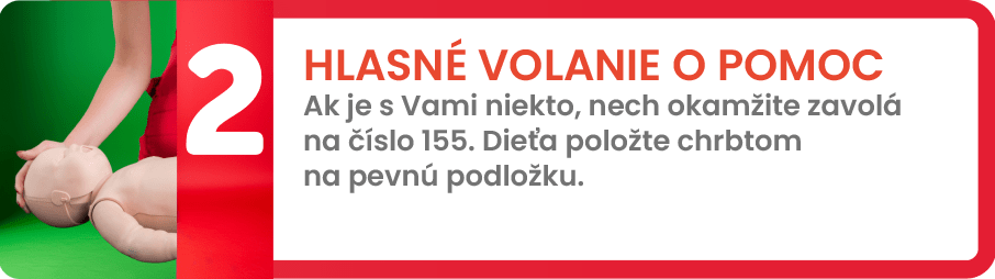 Prvá pomoc, krok 2 – Hlasné volanie o pomoc